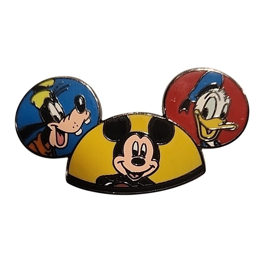 Disney Pin Mickey Mouse Donald Duck Goofy Ear Hat Earhat Ears DLR WDW 2006 47730